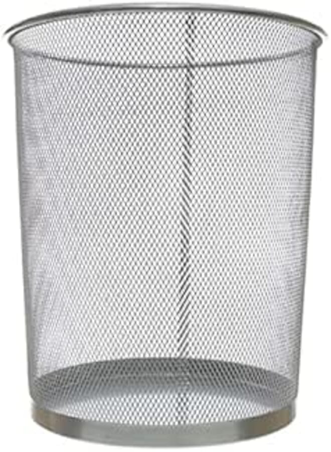 one year warranty_Metal Basket, Silver. very high quality